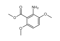 methyl 2-amino-3,6-dimethoxybenzoate结构式