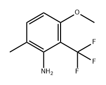 3-methoxy-6-methyl-2-(trifluoromethyl)aniline Structure