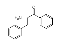 (2S)-2-amino-1,3-diphenylpropan-1-one结构式