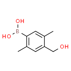 2,5-Dimethyl-4-hydroxymethylphenylboronic acid Structure