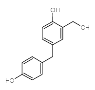 4,4'-dihydroxy-3-(hydroxymethyl)diphenylmethane结构式