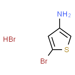 5-bromothiophen-3-amine hydrobromide Structure