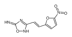 3-[2-(5-nitrofuran-2-yl)ethenyl]-1,2,4-oxadiazol-5-amine结构式