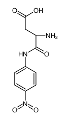 Butanoic acid, 3-amino-4-[(4-nitrophenyl)amino]-4-oxo-, (3S)- structure