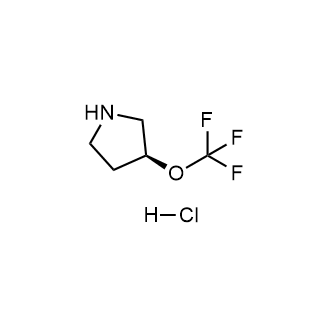 (S)-3-(Trifluoromethoxy)pyrrolidine hydrochloride Structure