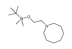 1-(2-((tert-butyldimethylsilyl)oxy)ethyl)azocane结构式