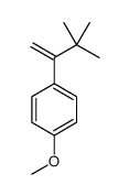 1-(3,3-dimethylbut-1-en-2-yl)-4-methoxybenzene Structure
