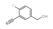 2-氟-5-甲醇苯甲腈结构式