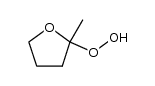 tetrahydro-2-methyl-2-furyl hydroperoxide Structure
