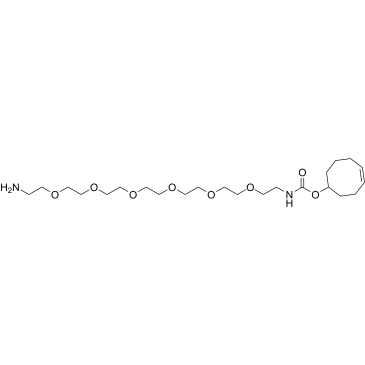 TCO-PEG6-amine Structure