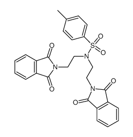 N,N-bis(2-(1,3-dioxoisoindolin-2-yl)ethyl)-4-methylbenzenesulfonamide Structure