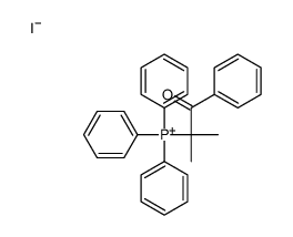 (2-methyl-1-oxo-1-phenylpropan-2-yl)-triphenylphosphanium,iodide结构式