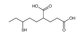 2-(3-sulfanylpentyl)pentanedioic acid Structure