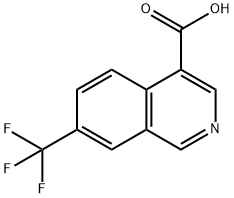 7-(Trifluoromethyl)isoquinoline-4-carboxylic acid Structure