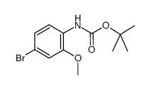 4-溴-2-甲氧基-N-BOC-苯胺图片