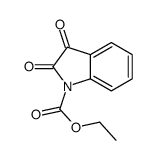 ethyl 2,3-dioxoindole-1-carboxylate结构式