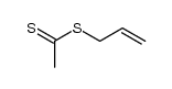 dithioacetic acid allyl ester Structure