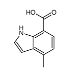 1H-Indole-7-carboxylic acid, 4-Methyl- structure