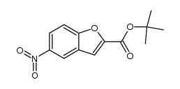 tert-butyl 5-nitro-1-benzofuran-2-carboxylate Structure