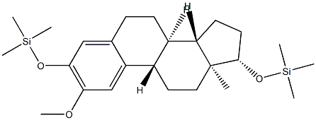 2-Methoxy-3,17β-bis(trimethylsiloxy)-1,3,5(10)-estratriene structure