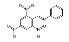 N-phenyl-1-(2,4,6-trinitrophenyl)methanimine Structure