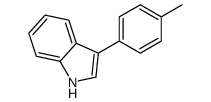 3-(4-Methylphenyl)-1H-indole结构式