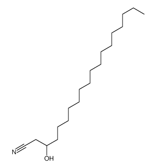 3-hydroxynonadecanenitrile structure