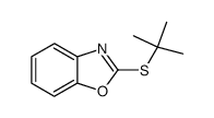 2-(tert-butylthio)benzo[d]oxazole结构式