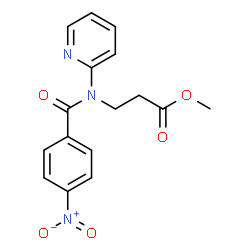 methyl 3-(4-nitro-N-(pyridin-2-yl)benzamido)propanoate picture