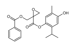 2-[(Benzoyloxy)methyl]-2-oxiranecarboxylic acid 4-hydroxy-2-isopropyl-5-methylphenyl ester picture