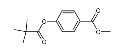 methyl 4-[(2,2-dimethylpropanoyl)oxy]benzoate结构式