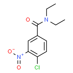 4-Chloro-N,N-diethyl-3-nitrobenzamide结构式