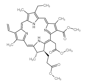 Chlorin e6 trimethyl ester Structure