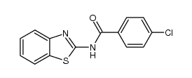 N-(1,3-benzothiazol-2-yl)-4-chlorobenzamide结构式
