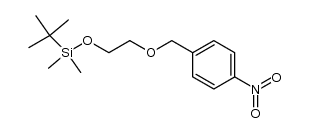 O-(tert-Butyldimethylsilyl)-2-(4-nitrobenzyloxy)ethanol Structure