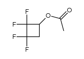 3-acetoxy-1,1,2,2-tetrafluoro-cyclobutane Structure