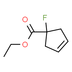 3-Cyclopentene-1-carboxylicacid,1-fluoro-,ethylester(9CI)结构式