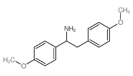 1,2-双-(4-甲氧基-苯基)-乙胺结构式