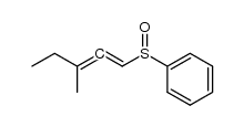 1-Phenylsulfinyl-3-methyl-1,2-pentadien Structure