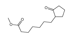 methyl 7-(2-oxocyclopentyl)heptanoate Structure
