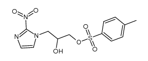 toluene-4-sulfonic acid 2-hydroxy-3-(2-nitroimidazol-1-yl)propyl ester结构式