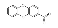 2-nitrodibenzo-4-dioxin Structure