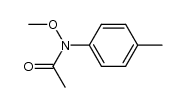 N-methoxy-N-(p-tolyl)acetamide结构式