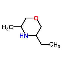 3-Ethyl-5-methylmorpholine structure