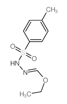 N-(ethoxymethylideneamino)-4-methyl-benzenesulfonamide Structure