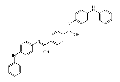 1-N,4-N-bis(4-anilinophenyl)benzene-1,4-dicarboxamide结构式