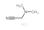 Acetonitrile,2-(dimethylamino)-, hydrochloride (1:1) structure