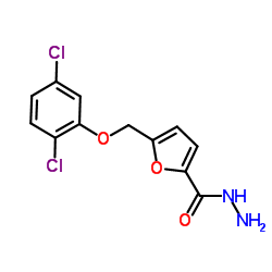 5-[(2,5-Dichlorophenoxy)methyl]-2-furohydrazide结构式