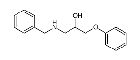 1-(benzylamino)-3-(2-methylphenoxy)-2-propanol结构式