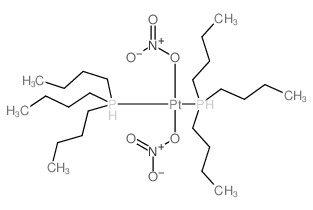 Platinum,bis(nitrato-O)bis(tributylphosphine)-, (SP-4-2)- (9CI) structure